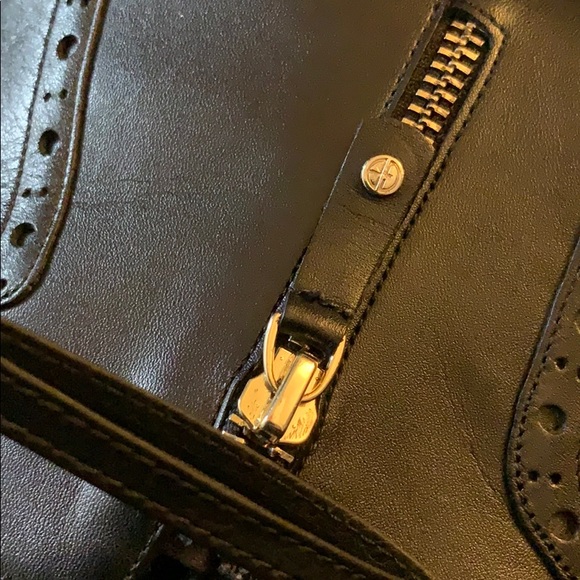 Giani Bernini Nieve Leather Round Toe Ankle Boots - Picture 5 of 7